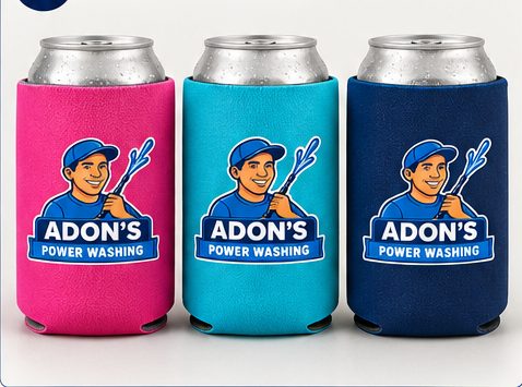 Adon's Power Washing Can Coolers