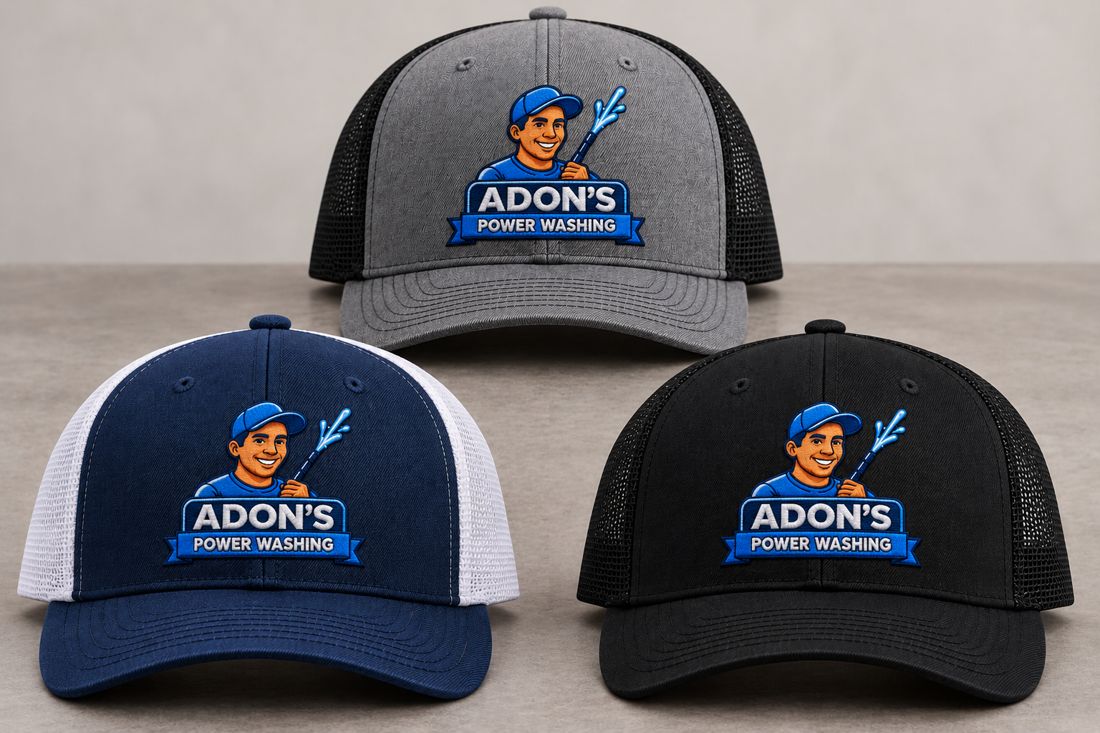 Adon's Power Washing Trucker Hats