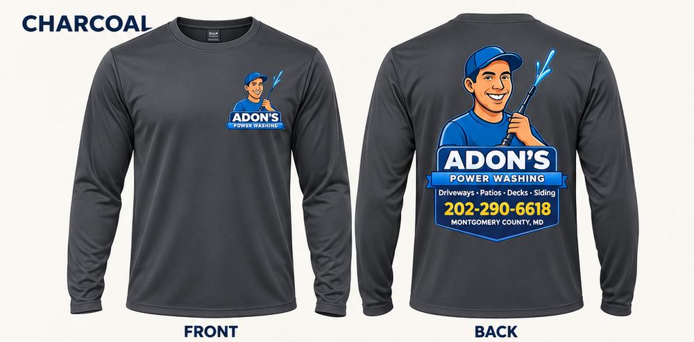 Adon's Power Washing Long Sleeve · Charcoal