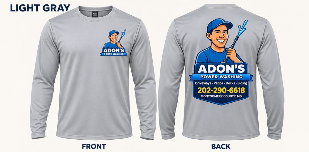 Adon's Power Washing Long Sleeve · Light Gray