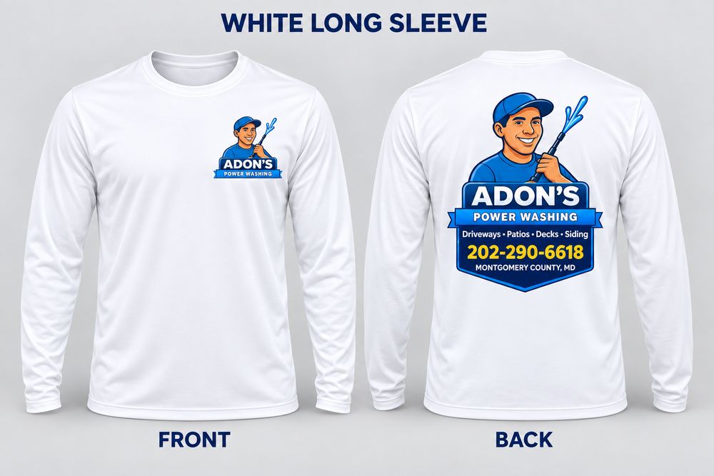 Adon's Power Washing Long Sleeve · White